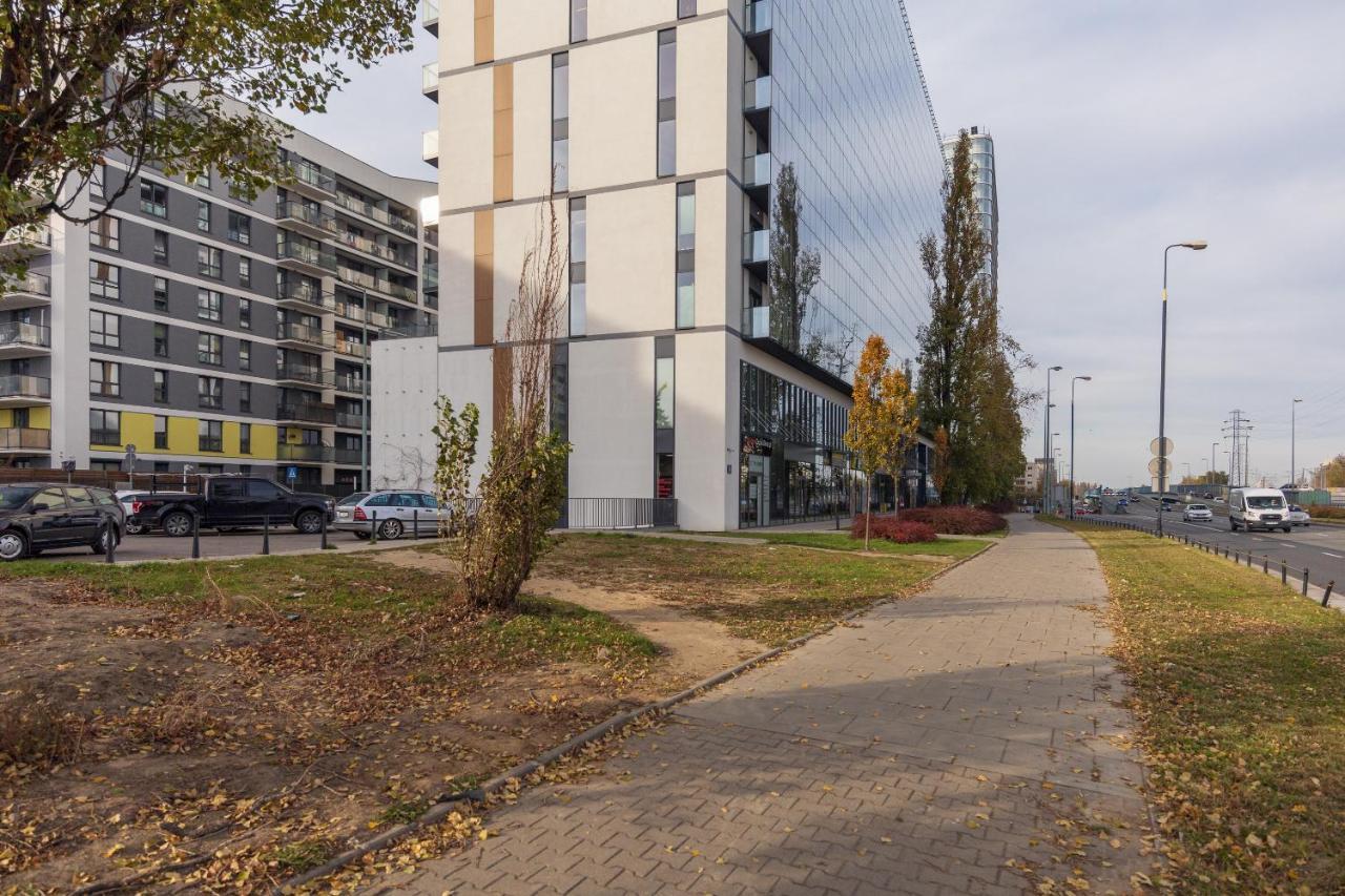 Wola Chic Blue Apartment Варшава Экстерьер фото